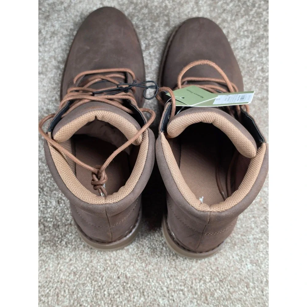 Goodfellow & Co Maynard Brown Men's Lace Up Boots Size 13 Memory Foam 098004297